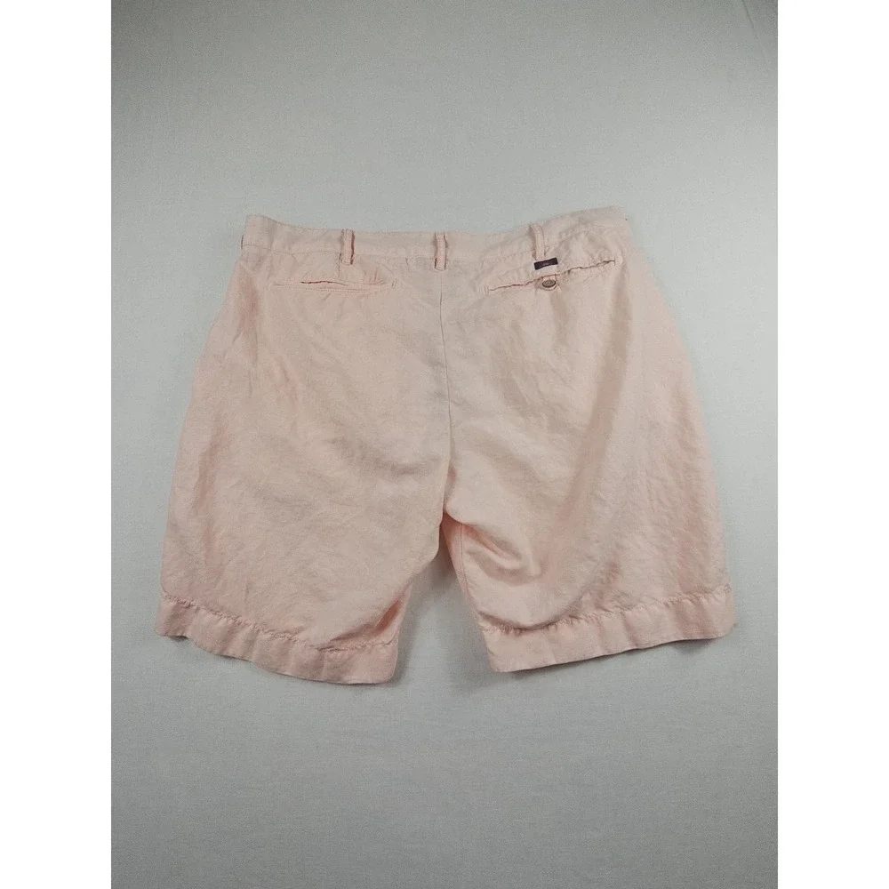 Faherty Shorts Mens 36 Pink Linen Malibu Beach‎ Stretch Breathable Outdoors